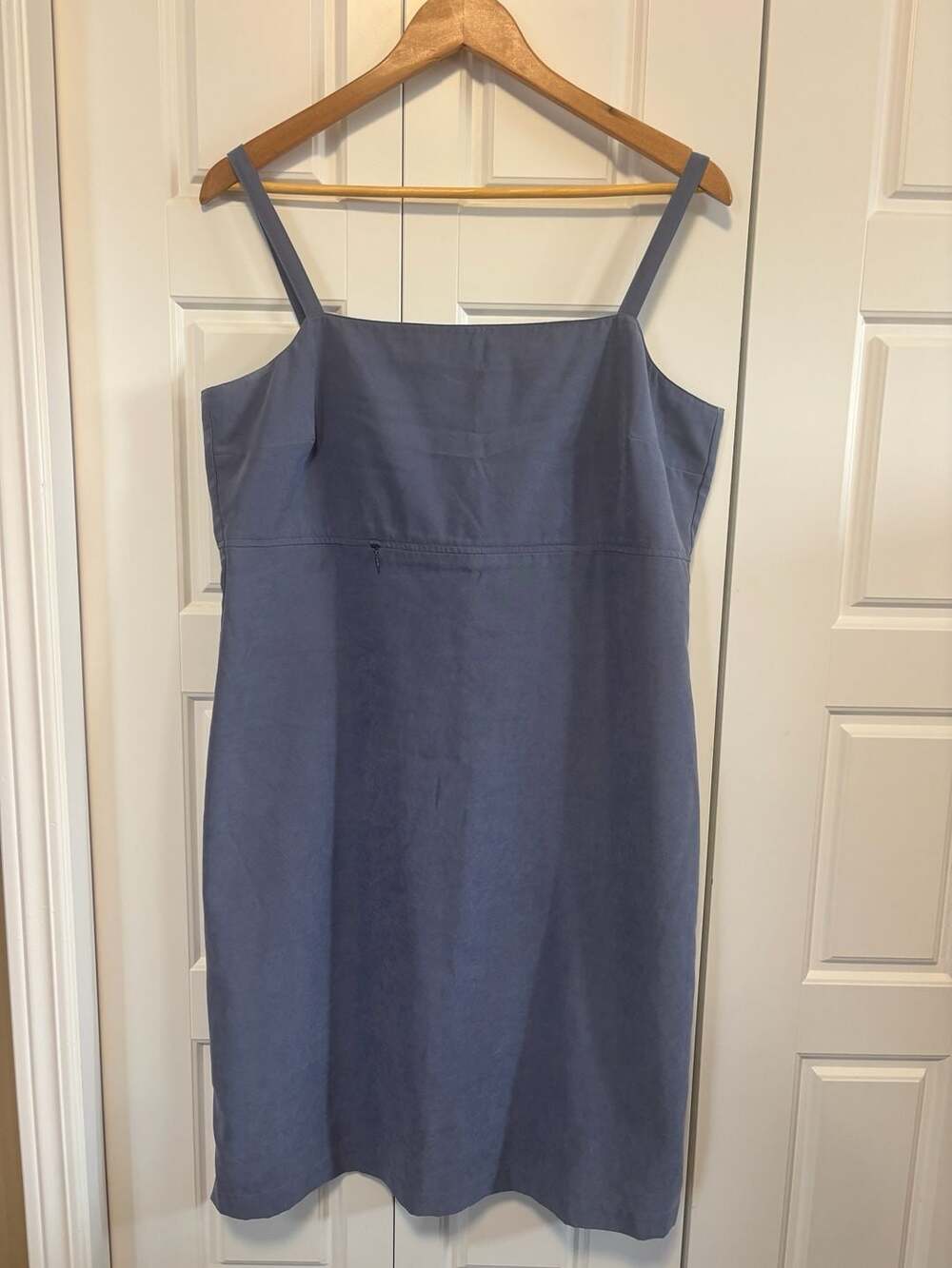 Patagonia Blue Square Neck Mini Dress